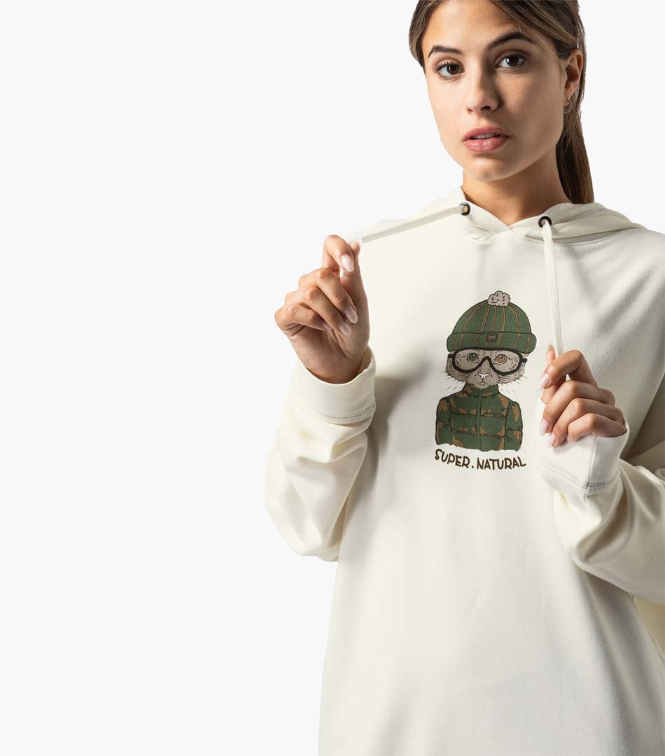 SNOW CAT HOODIE