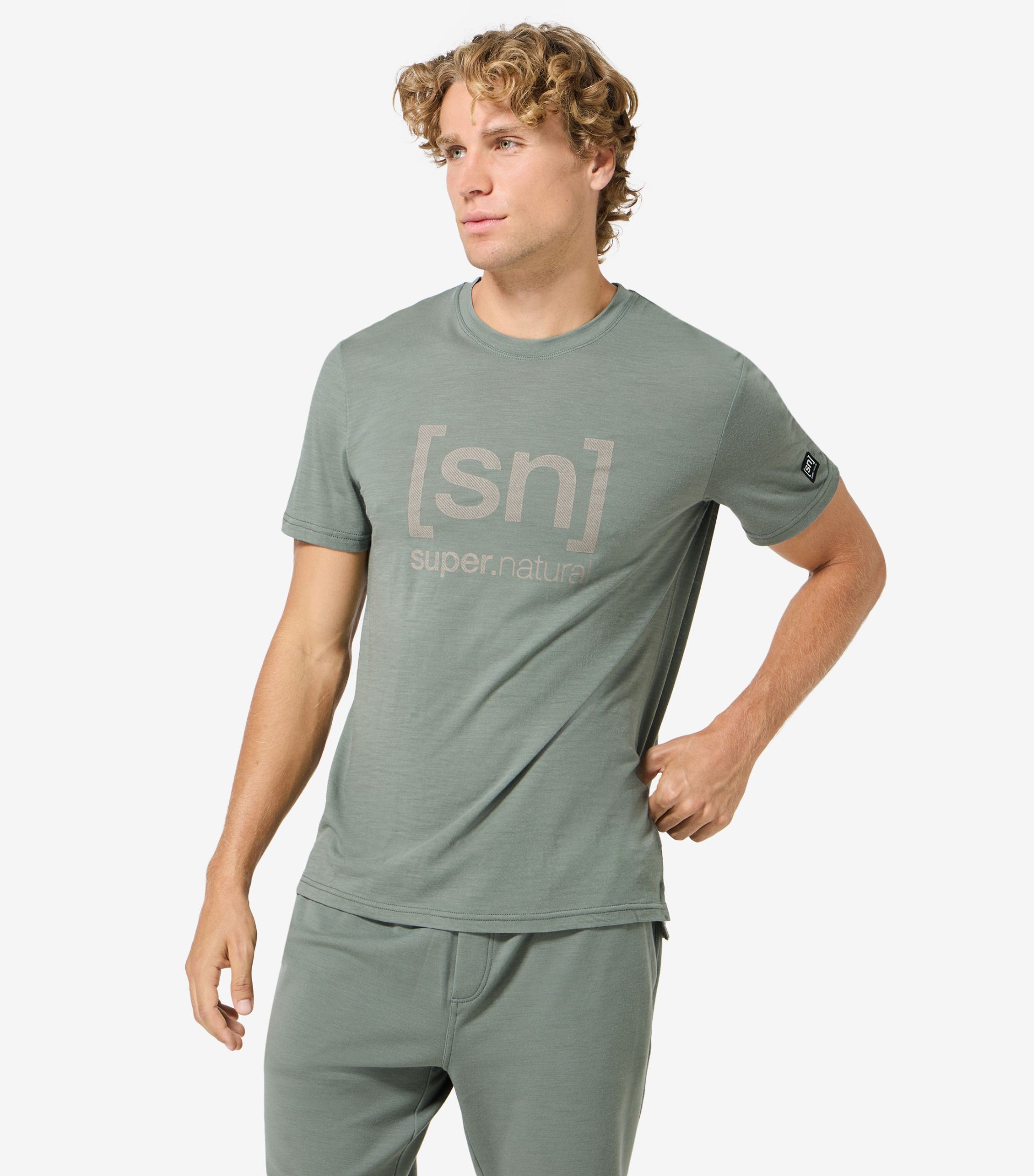 DENIM LOGO TEE