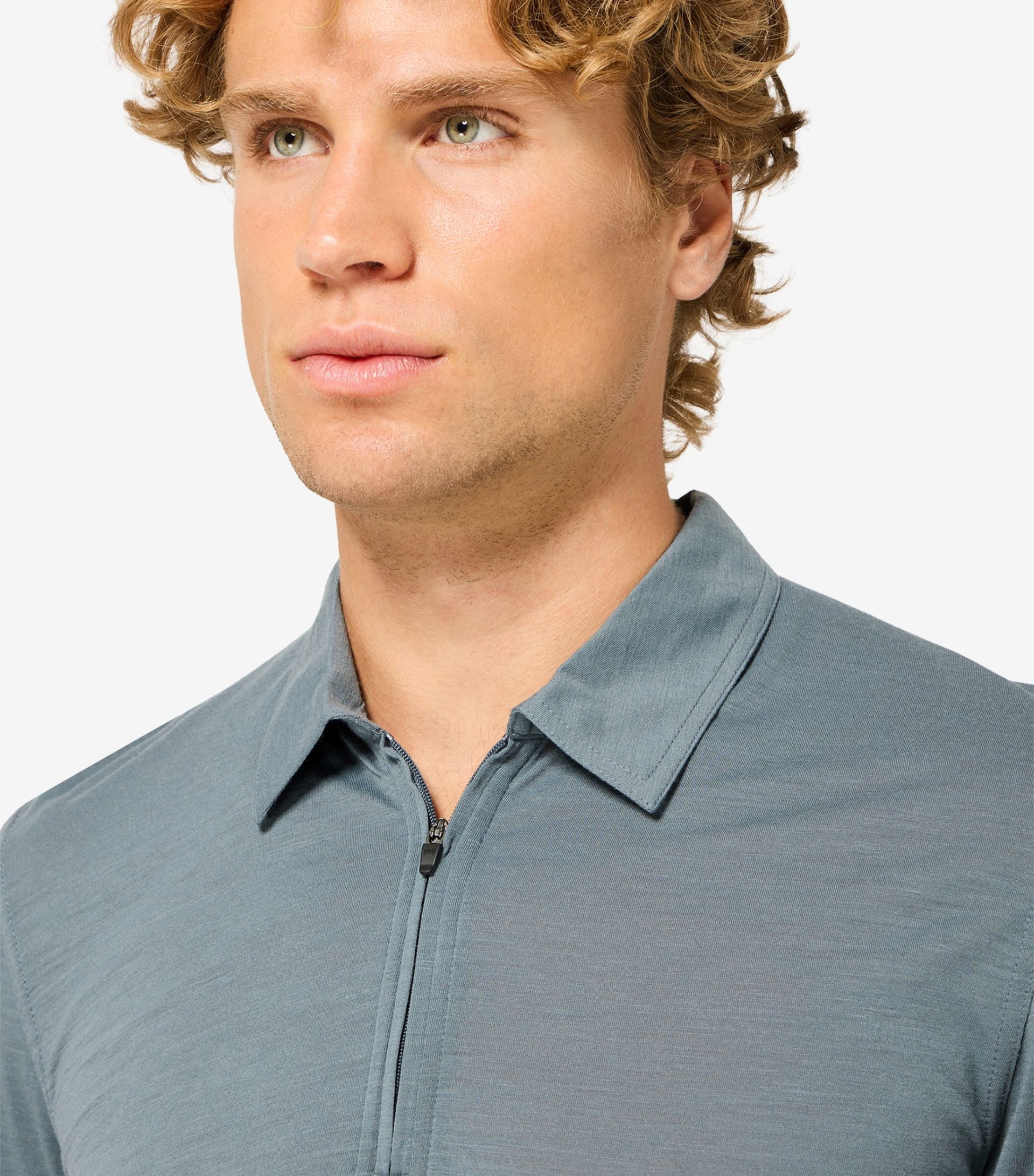 ZIP POLO LS
