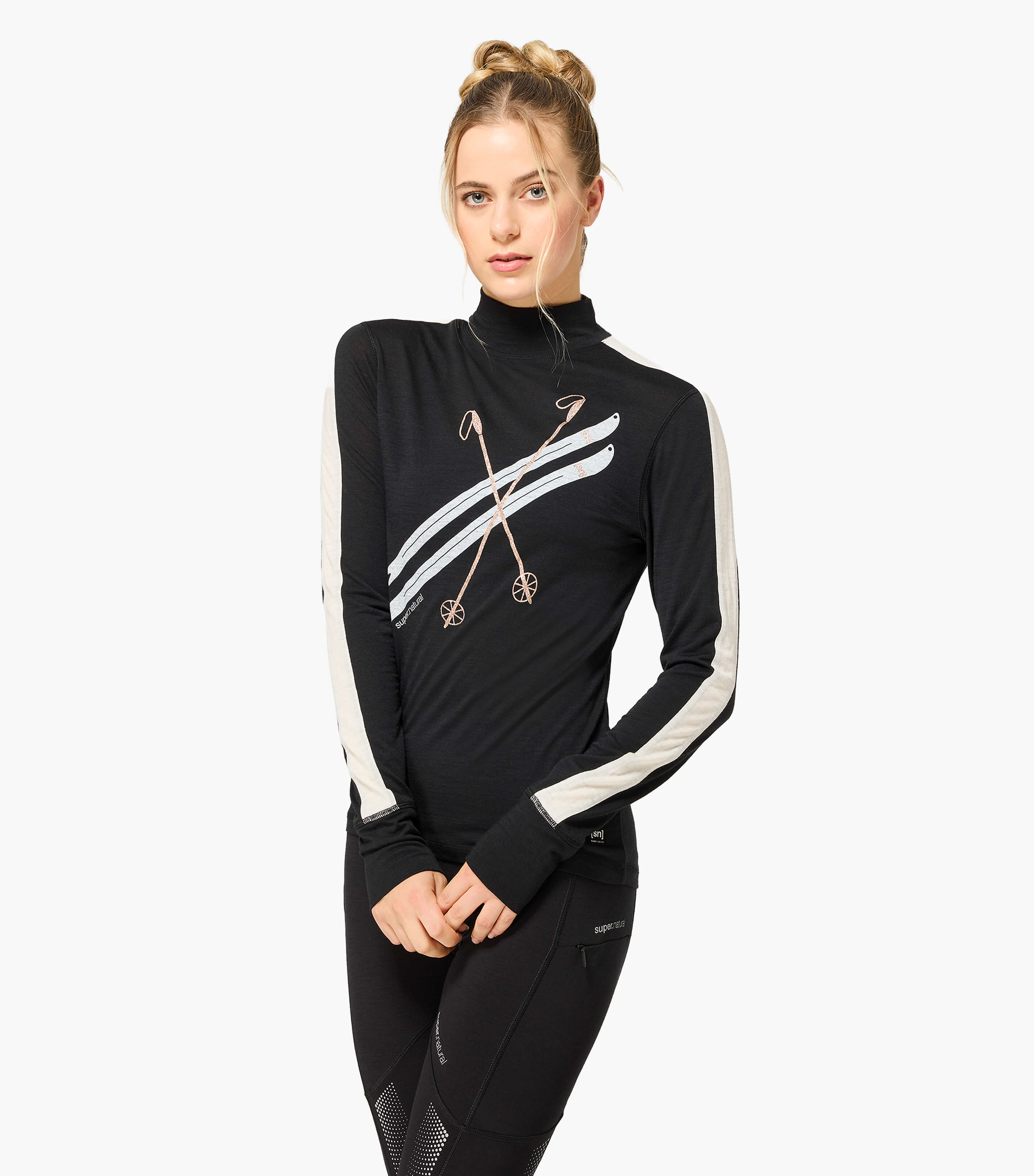 KRYSSEDE COL T-NECK LIGHT
