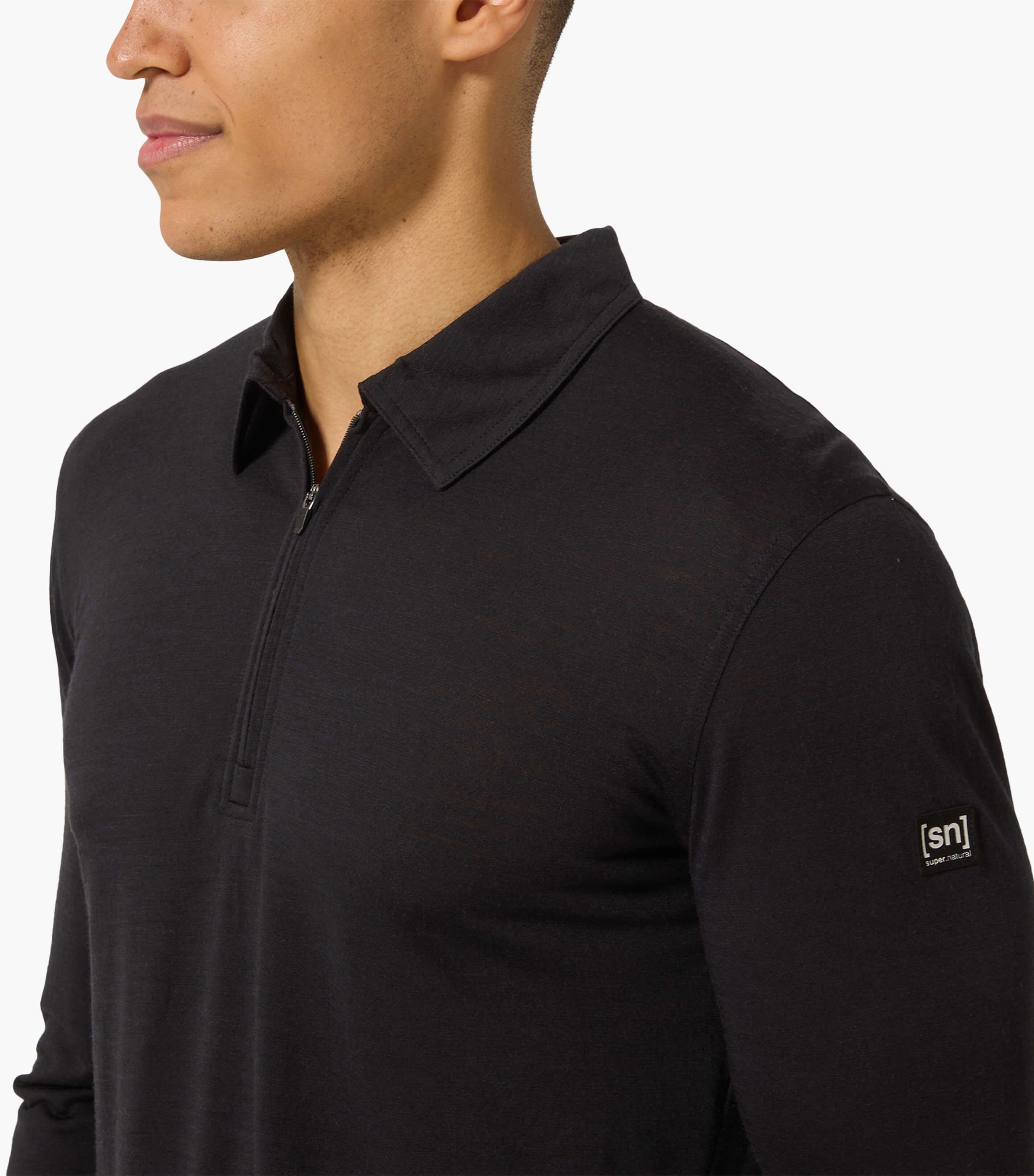 ZIP POLO LS