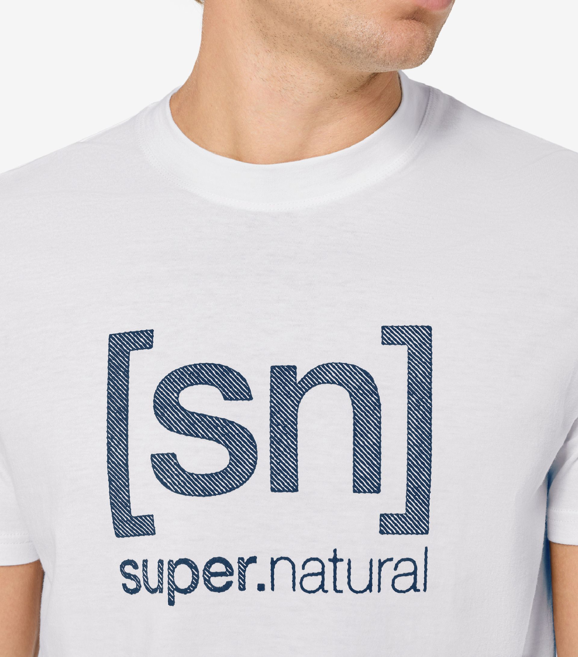 DENIM LOGO BIO C TEE