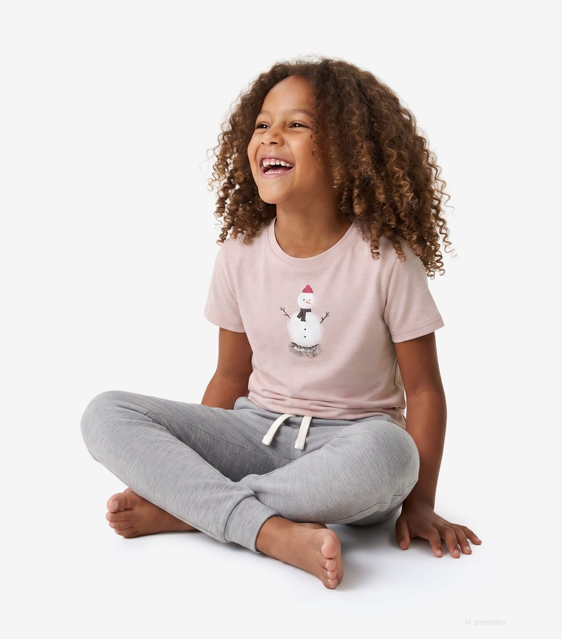 K SNOWMAN TEE