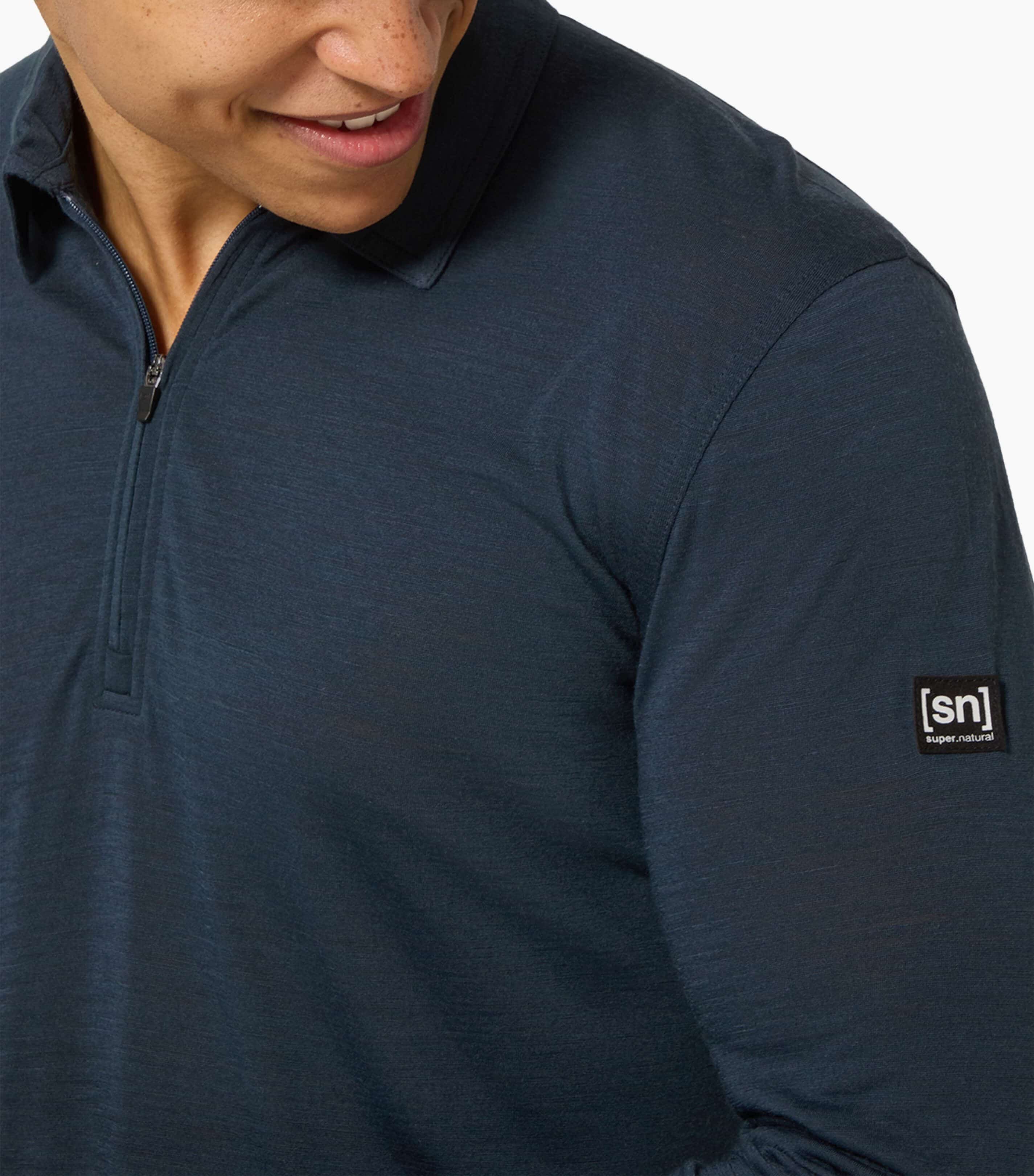ZIP POLO LS