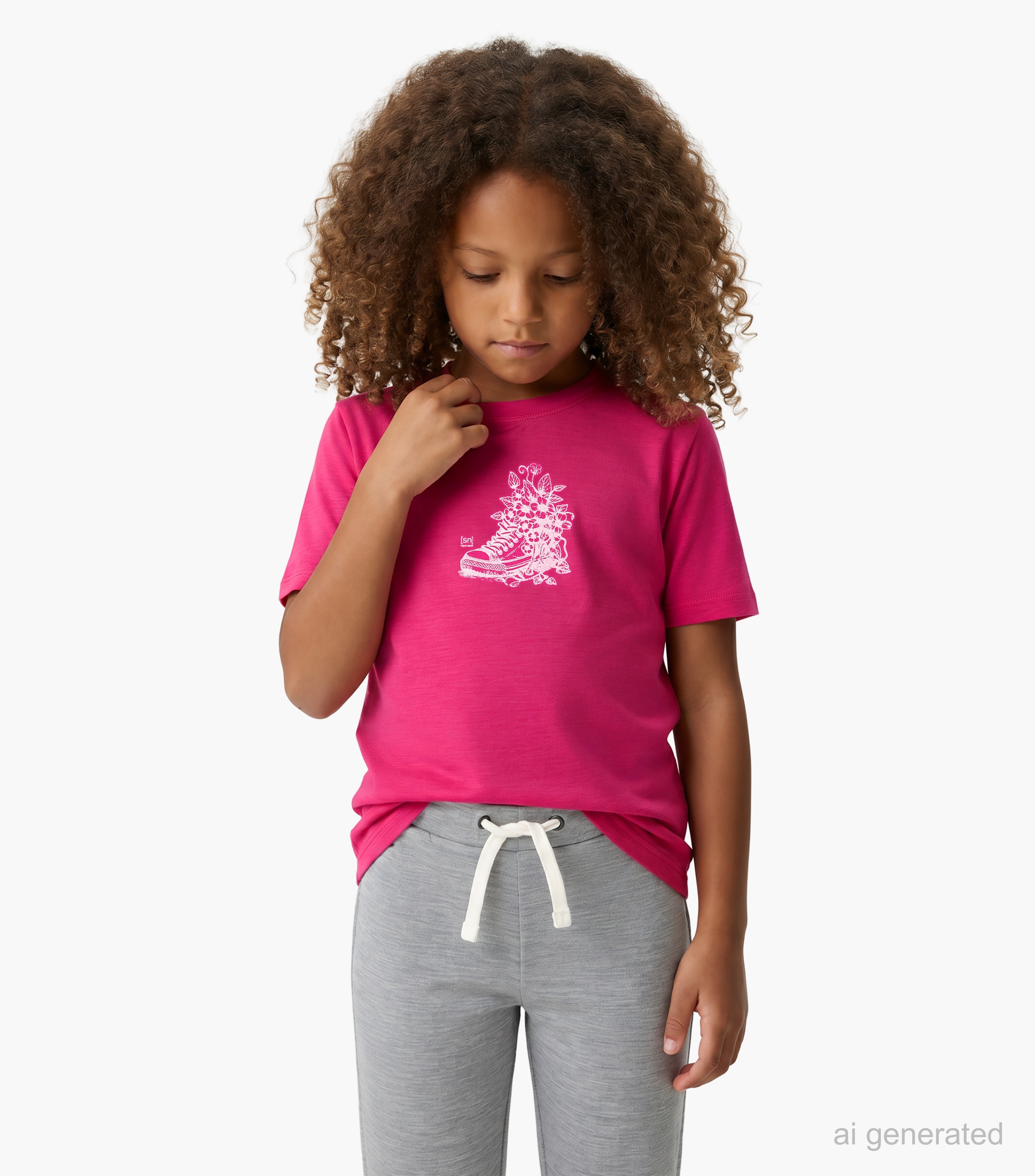FLOWER SNEAKERS TEE