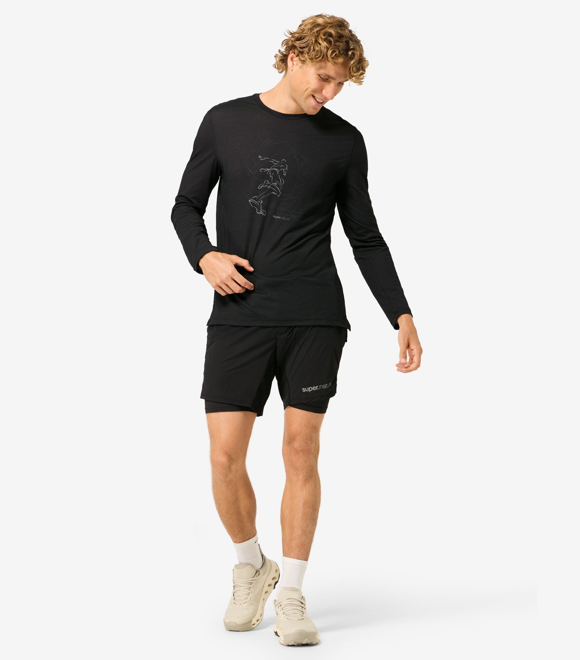 SKETCHED RUNNER MESH LS