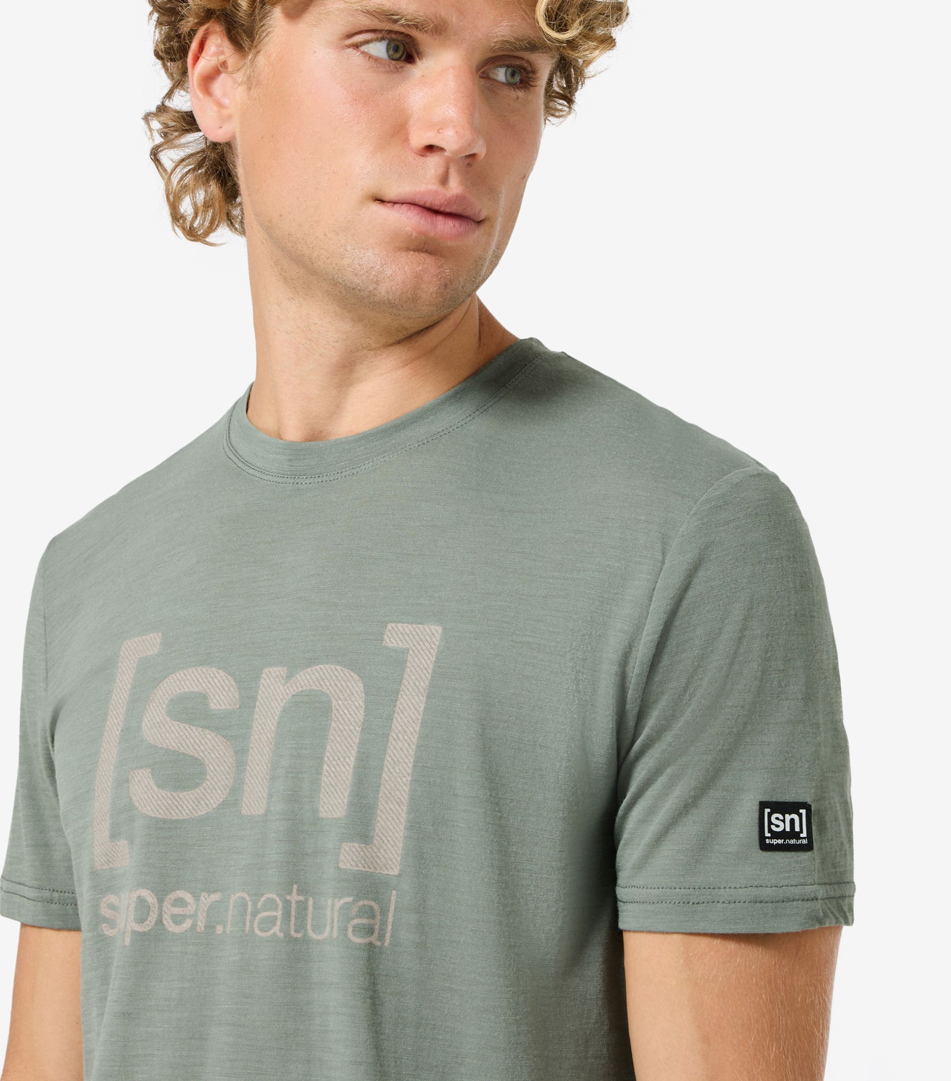 DENIM LOGO TEE