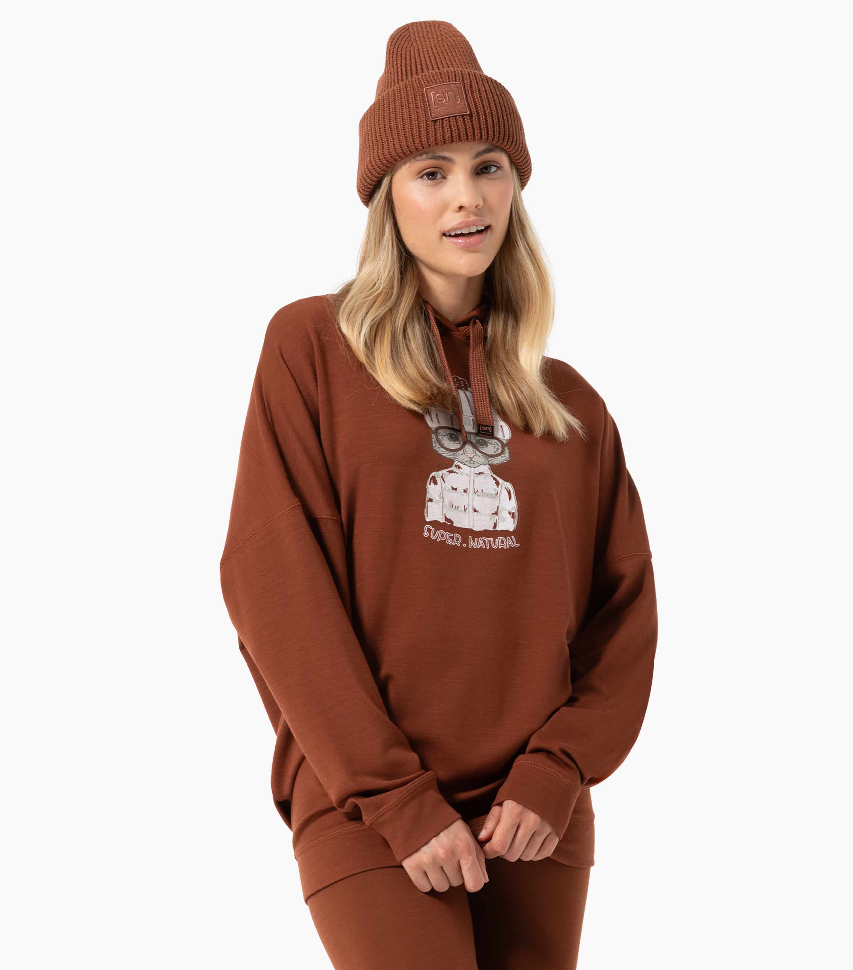 SNOW CAT HOODIE