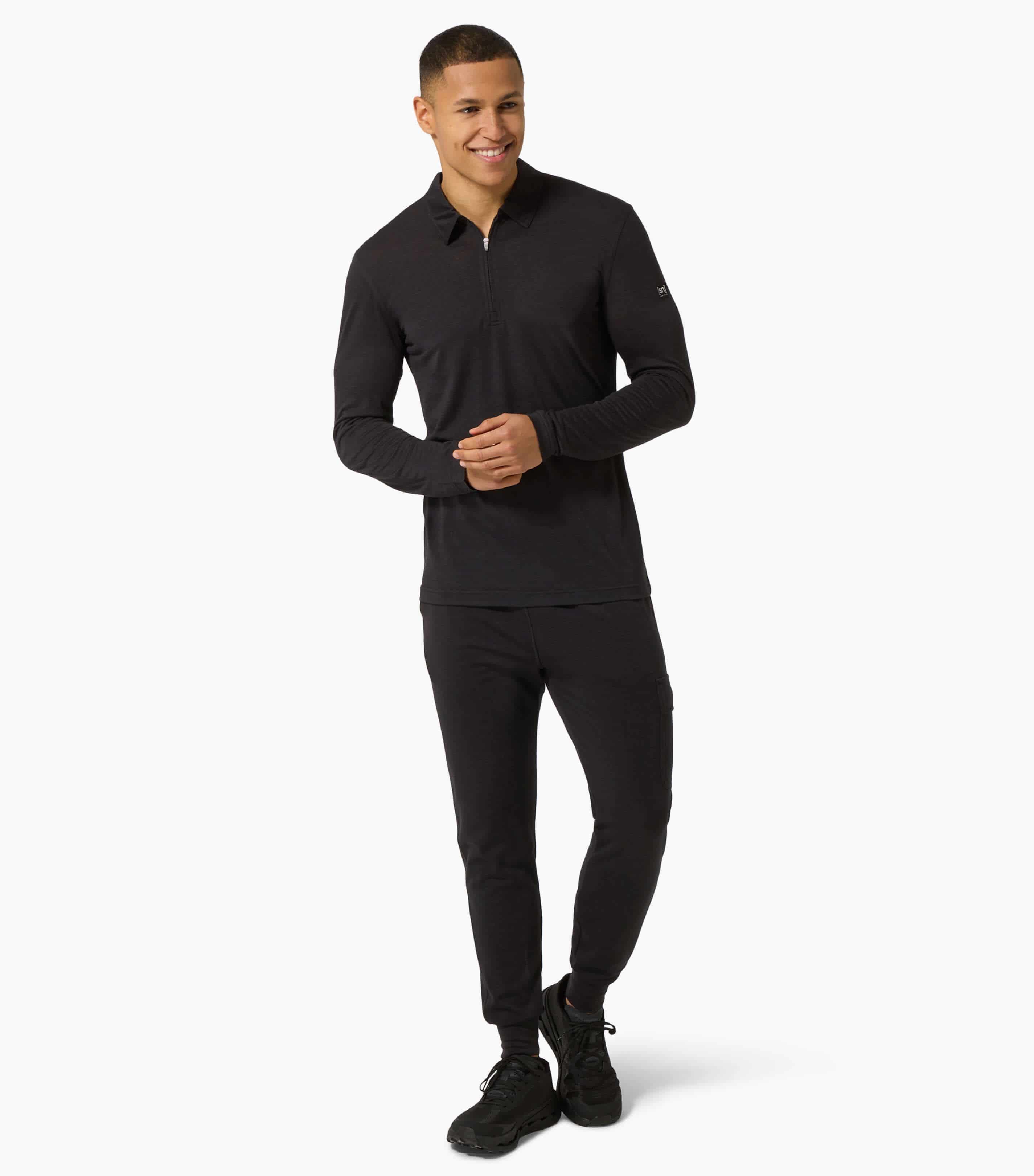 ZIP POLO LS
