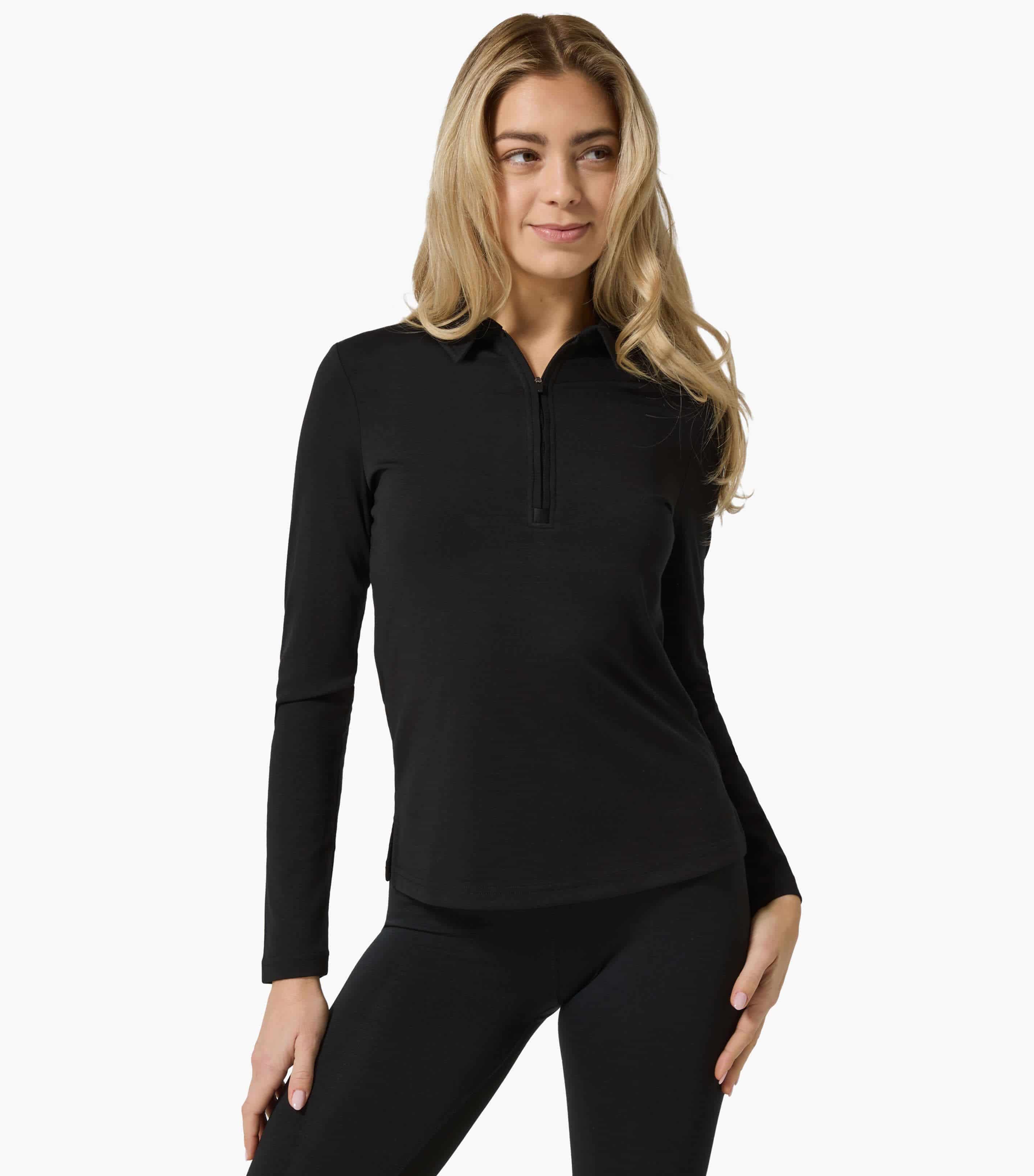 LUX ZIP POLO LS