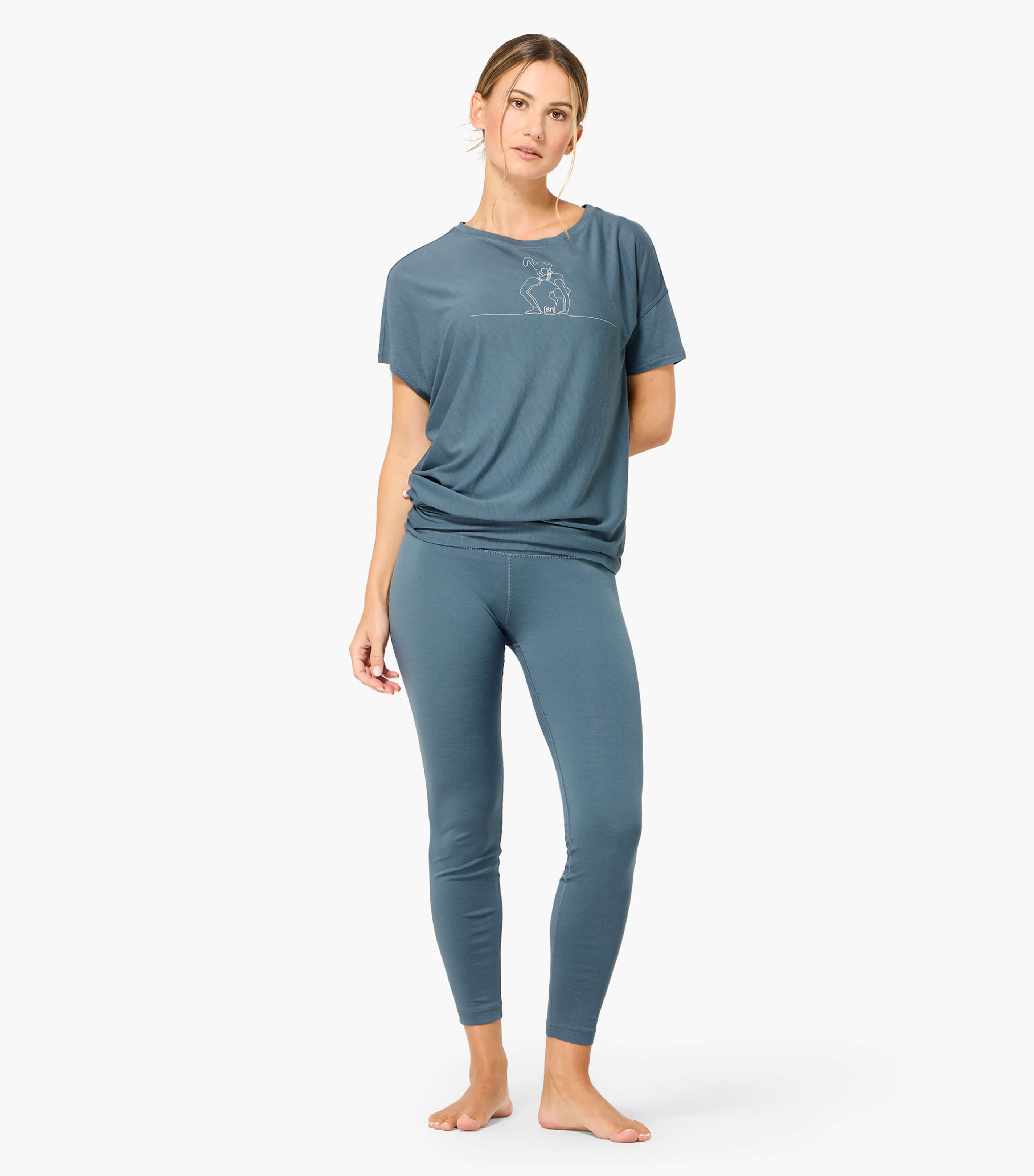 CAT YOGA LOOSE TEE