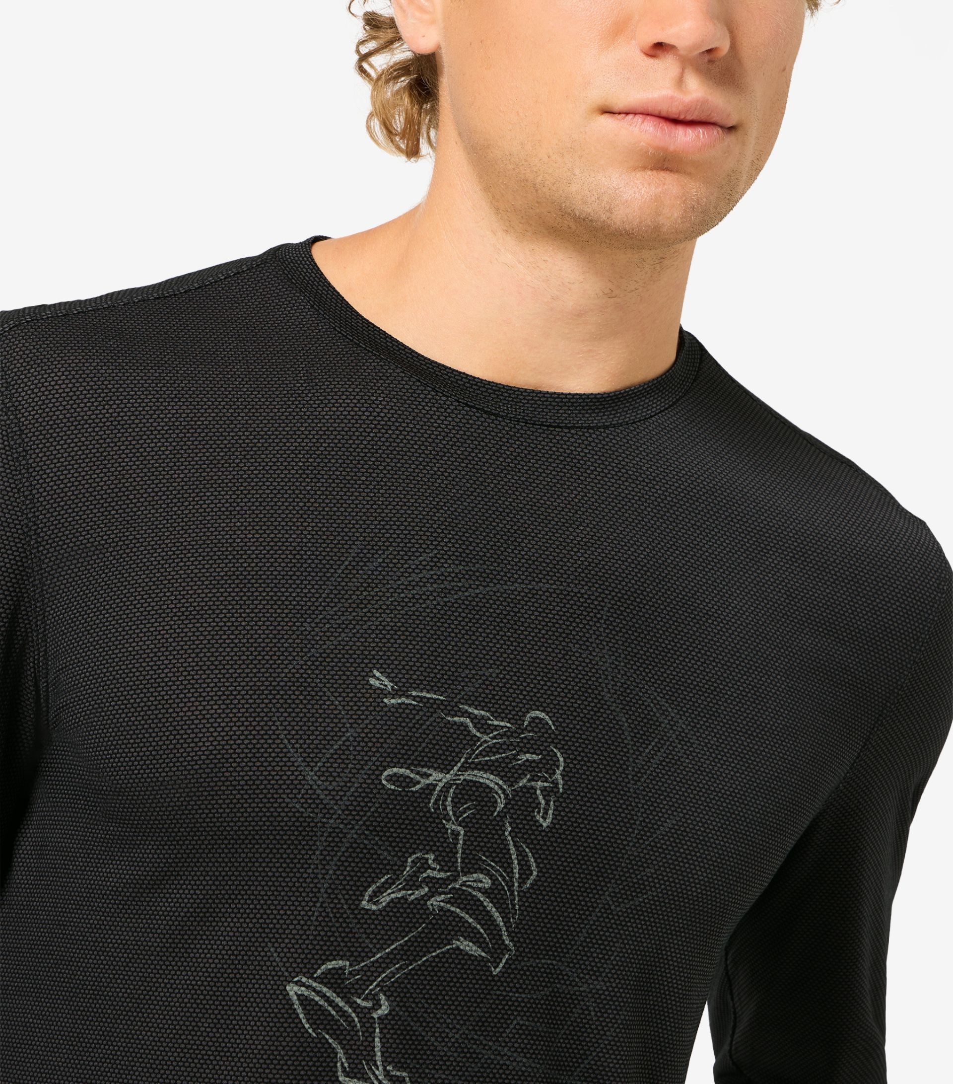 SKETCHED RUNNER MESH LS