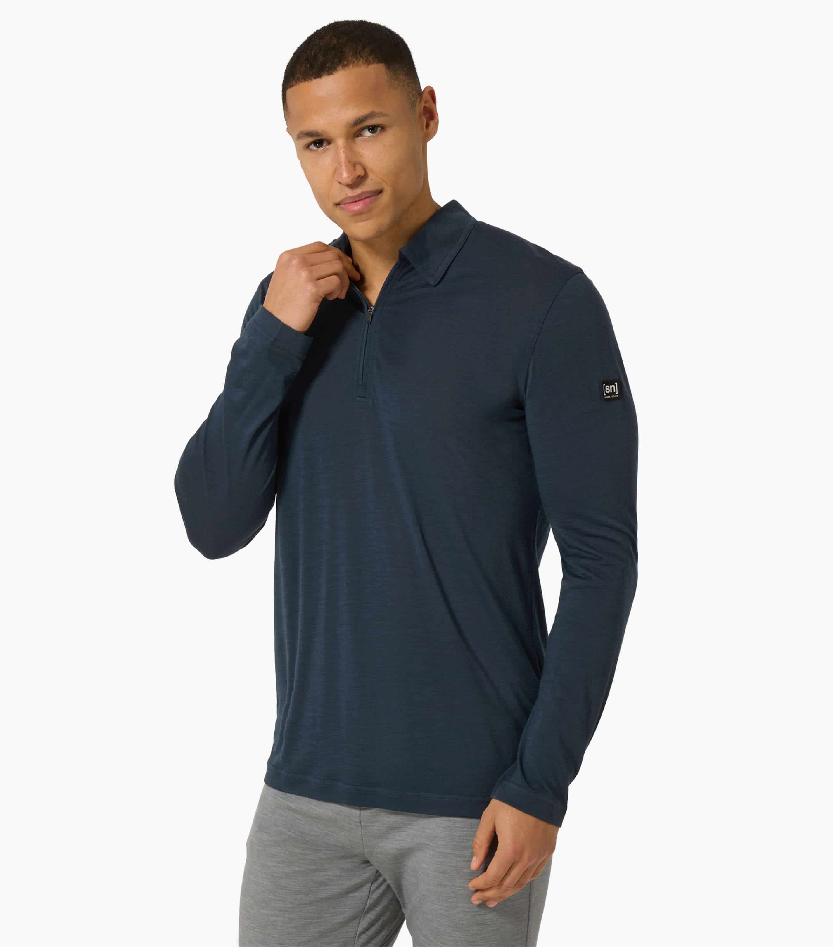 ZIP POLO LS