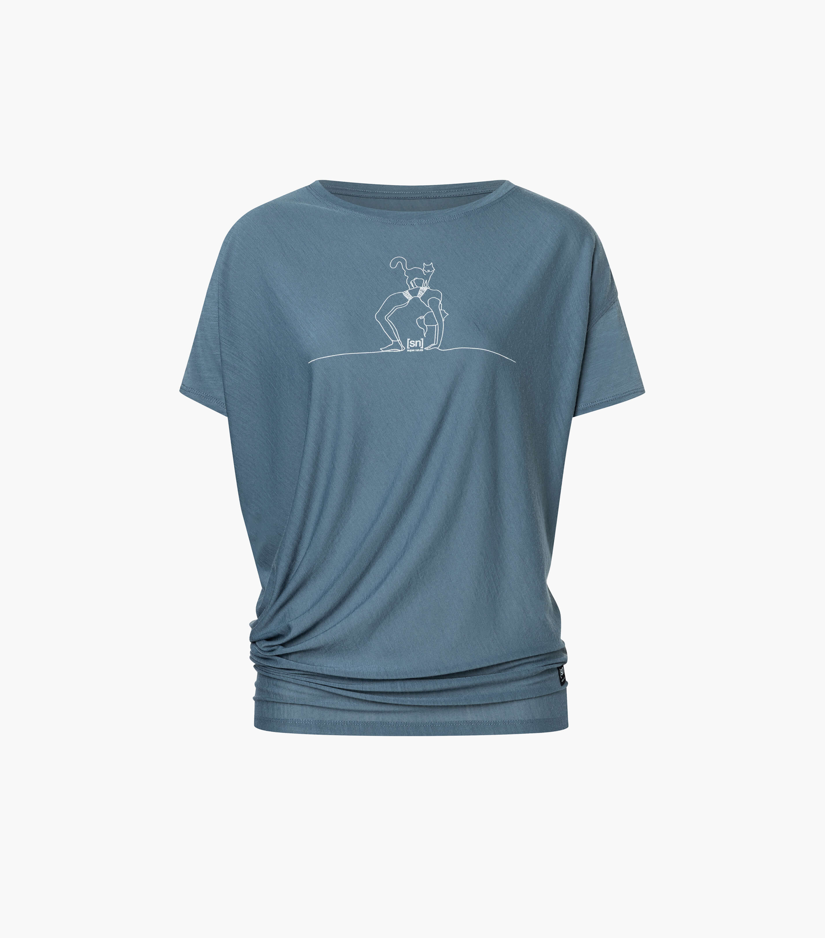 CAT YOGA LOOSE TEE
