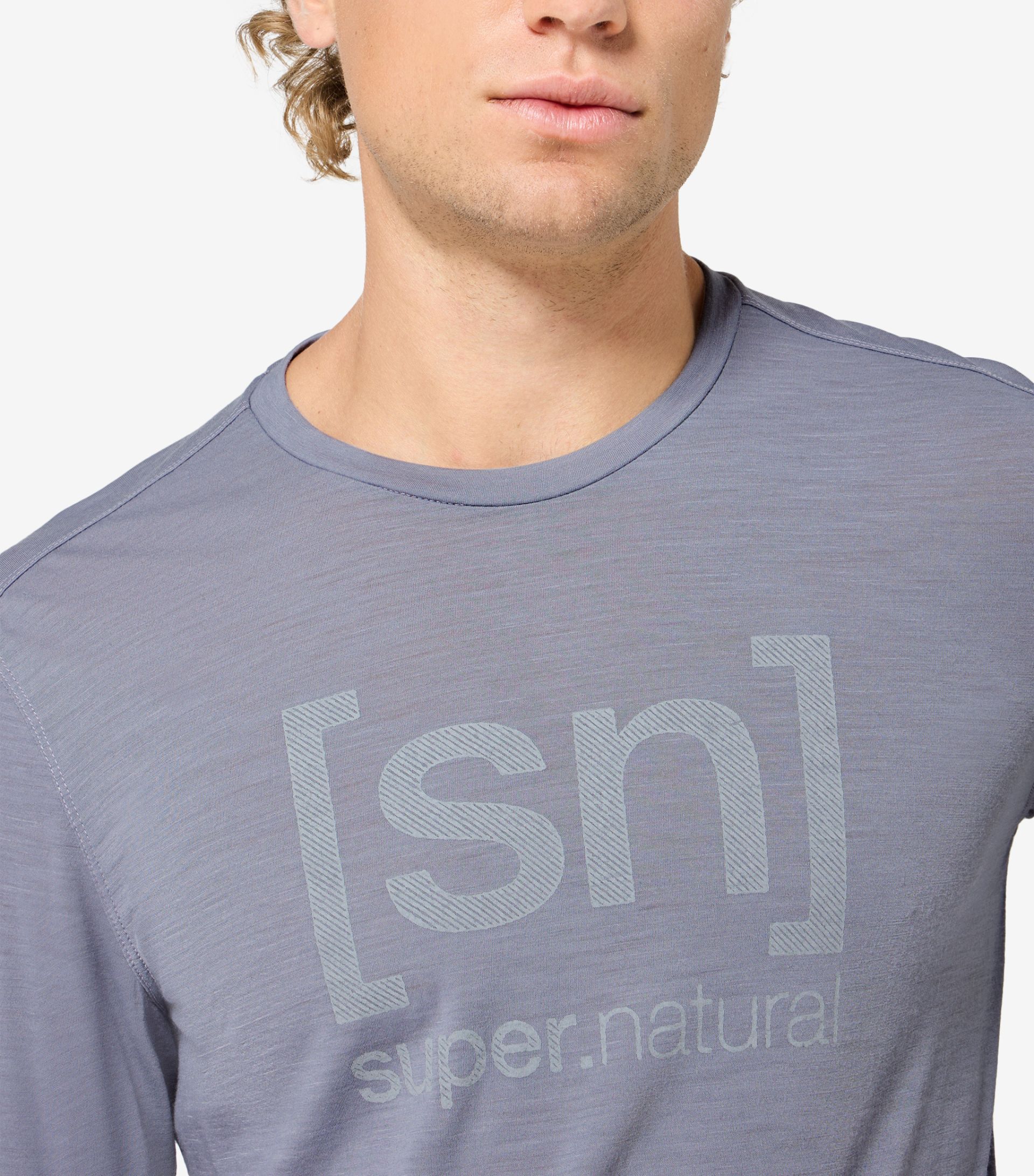 DENIM LOGO SN LS
