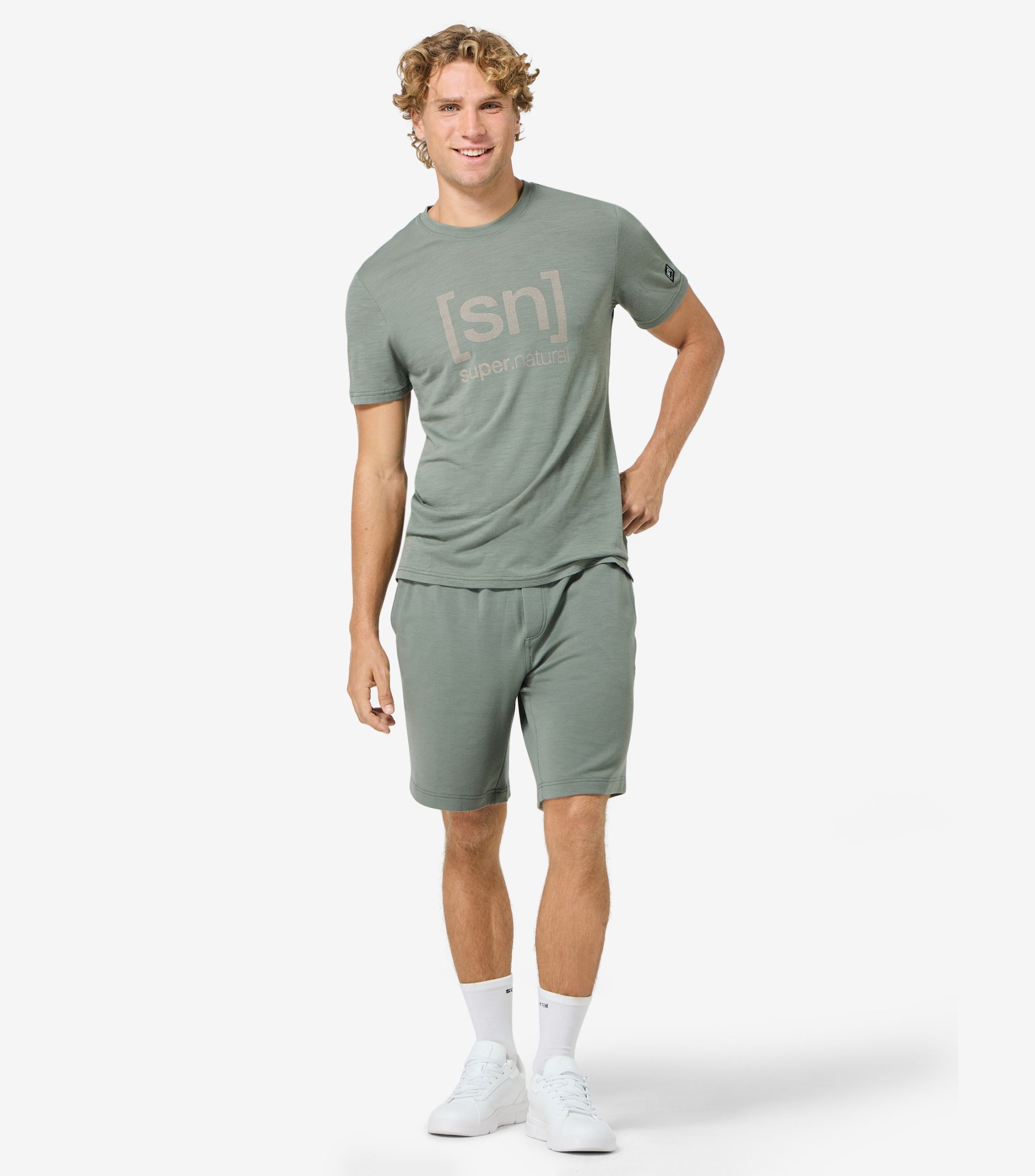 DENIM LOGO TEE